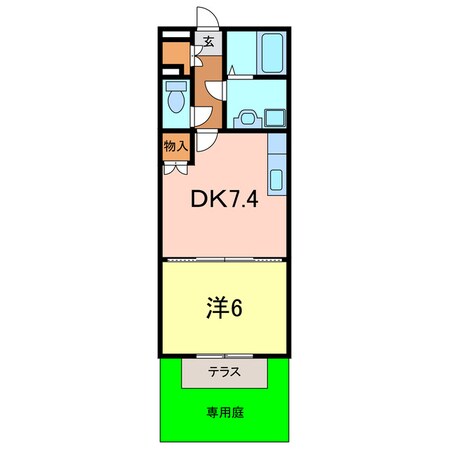 ヨーロピアンシャレー参番館の物件間取画像